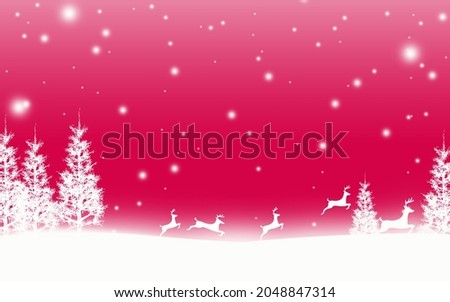 christmas background with christmas trees