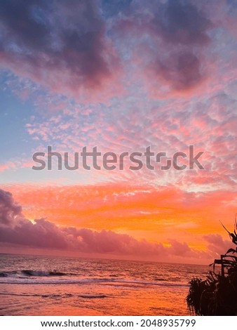 Beautiful Evening Sunset In Beach Digital Image Photo Picture Wallpaper Desktop Background Art Photograph