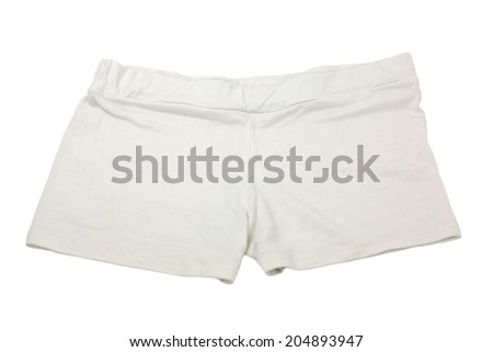 women underwear on the white background
