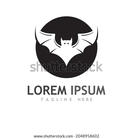 Bat logo and symbol illustration