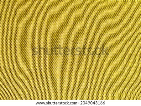 Yellow color fabric texture background