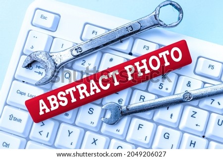 Text caption presenting Abstract photo. Internet Concept nonobjective motif that cannot be described any other way. Abstract Presenting Ethical Hacker, Typing Creative Notes And Ideas Royalty-Free Stock Photo #2049206027
