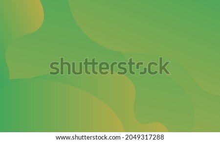 Abstract green geometric background. Modern background design. gradient color. Fluid shapes composition. Fit for presentation design. website, basis for banners, wallpapers, brochure, posters