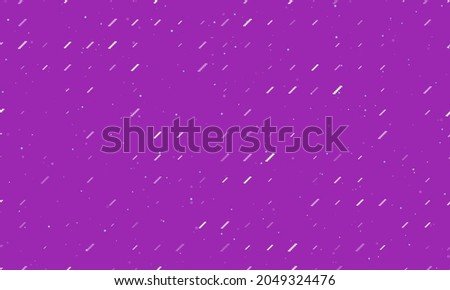 Seamless background pattern of evenly spaced white stairs symbols of different sizes and opacity. Vector illustration on purple background with stars