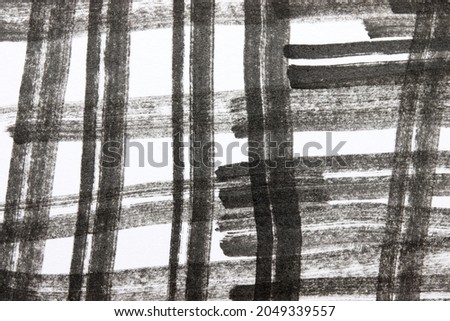 various pencil strokes isolated on white paper
