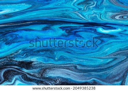 PHOTO of Abstract fluid marble paint background