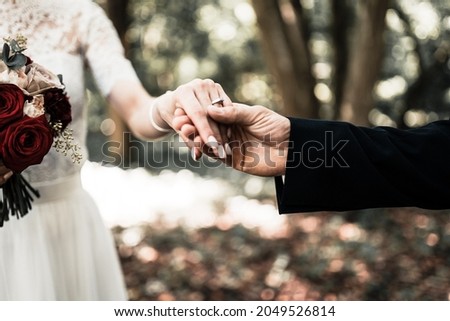 Marry me,wedding picture,the bride and groom are holding each other,romantic young couple, love is in the air