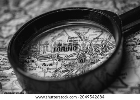 Torino on the Europe map