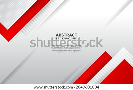 red white modern abstract background design Royalty-Free Stock Photo #2049601004