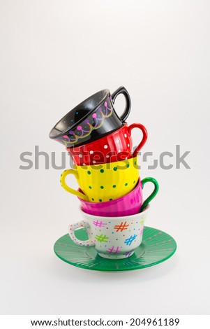 Tea Cups Royalty-Free Stock Photo #204961189