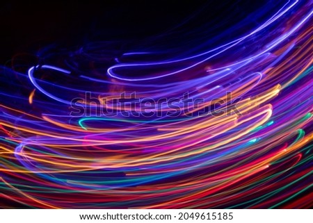 abstract background with drawing of color lights Royalty-Free Stock Photo #2049615185