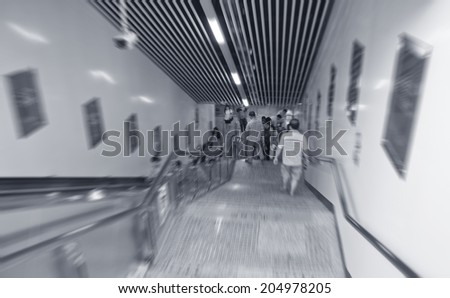 city subway elevator 