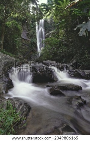 landscape​ nature​  scene​  the​ waterfall​  Nation​ Park​  in  thailand​ 