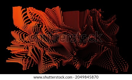 illustration vector graphic of background gold wavy liquid.flowing fabric