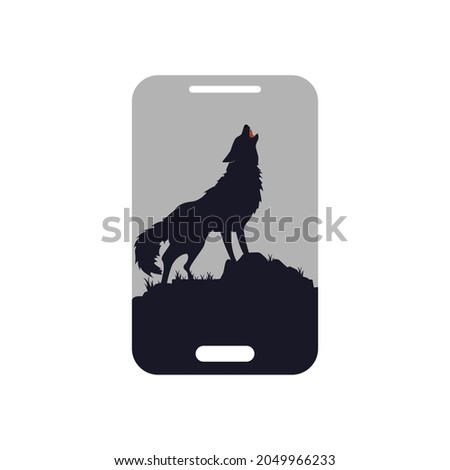 Illustration Vector Graphic of Wolf Logo. Perfect to use for Technology Company
