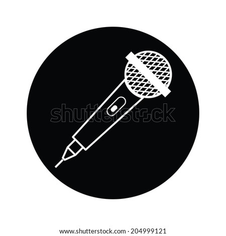 microphone icon vector 