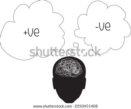 State of mind of human brain in vector