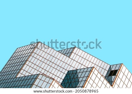 Roof Grid on a clear skies