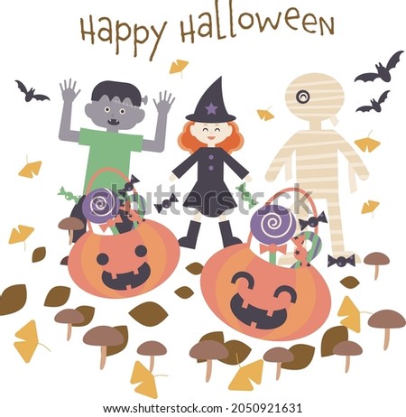 clip art of children in halloween costumes.