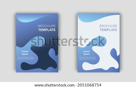 Brochure template design. Cover background with copy space for inspirational and encouraging thoughts that you want to share with your audience.
