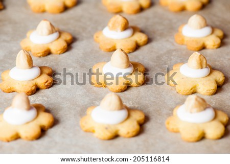 Sweet cookies on a plate