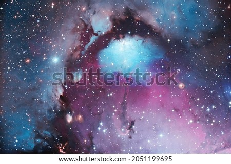 Outer space. Science fiction cosmos. Elements of this image furnished by NASA