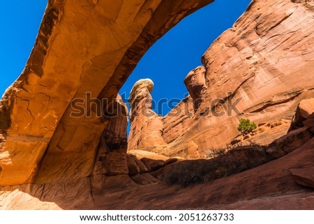 Tower Arch In The Klondike Bluffs, Arches National Park, Utah, USA Royalty-Free Stock Photo #2051263733