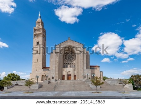 Basilica of the National Shrine of the Immaculate Conception. Washington, D.C., United States.