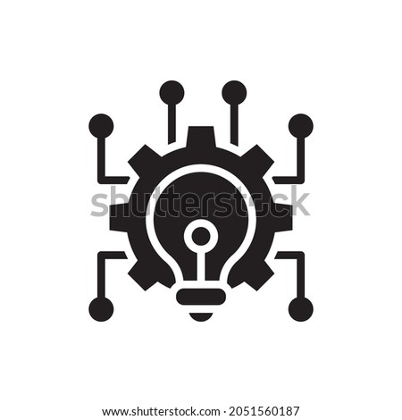  Creative cycle  vector solid icon style illustration. EPS 10 file