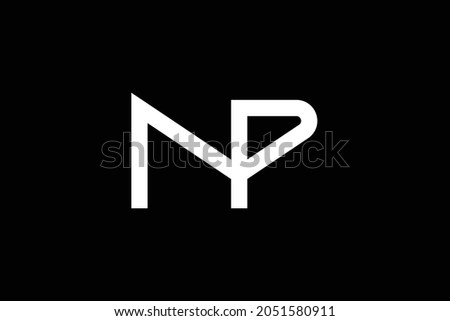 MP letter logo design on luxury background. PM monogram initials letter logo concept. MP icon design. PM elegant and Professional white color letter icon design on black background.