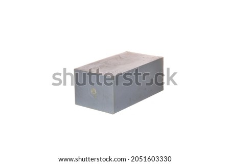 plastic box isolated on white background
