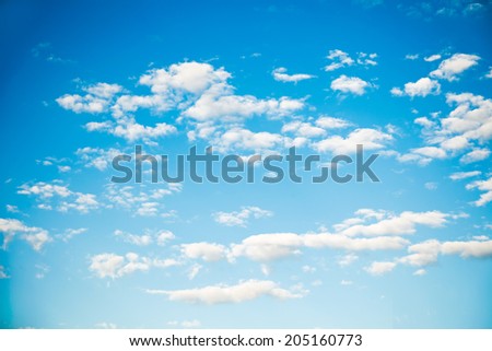 clouds, blue sky