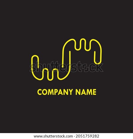 Corporate business logo vector illustration, modern and simple