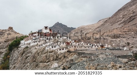 Ancient Tibetan monastery in Ladakh, India. Tibetan culture in Ladakh has been allowed to flourish unimpeded by 20th century political clashes.