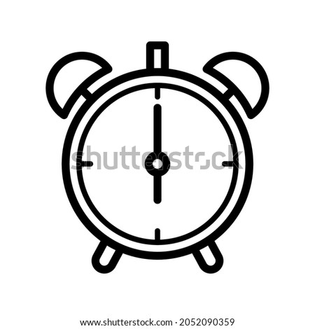 Alarm clock icon royalty free vector  design