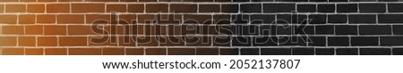 New Brown Terracotta Brick Blocks Wall Background Close Up. Pattern with Red Bricks or Brickwork House Interior or Exterior