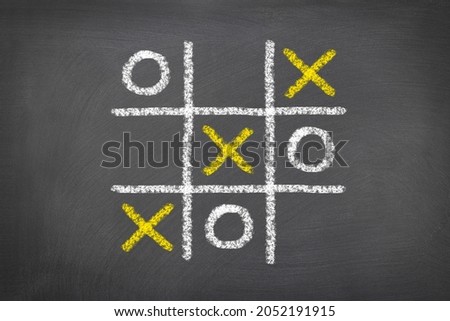A game of tic tac toe played on a chalk board shows the need to be a critical thinker in the world of gaming.

 Royalty-Free Stock Photo #2052191915