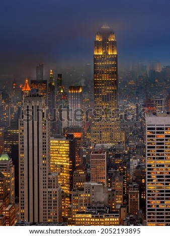 New York Skyline at night
