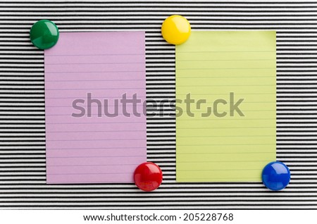Magnet paper note
