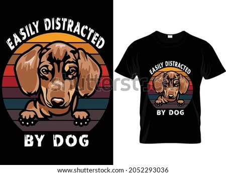 Dog t-shirt design. Animal lover t-shirt design