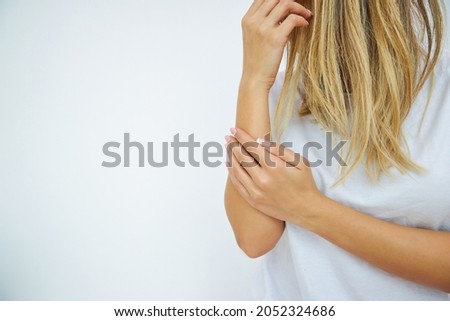 Young Woman Showing Her Hand For Jewelry Pictures