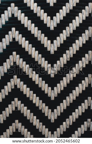 Wicker design closeup in repeating pattern
