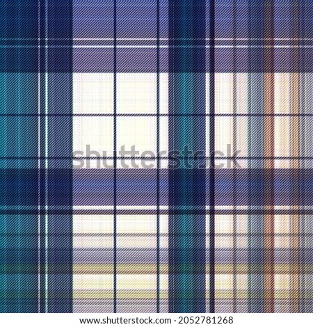 Checks and tartan Seamless repeat modern classic pattern with woven texture
