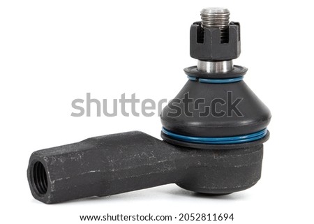 Tie rod end, steering tie rod end, car spare parts, isolated on white background Royalty-Free Stock Photo #2052811694