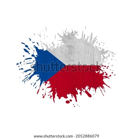 World countries. Sublimation background. Abstract shape. Czech Republic