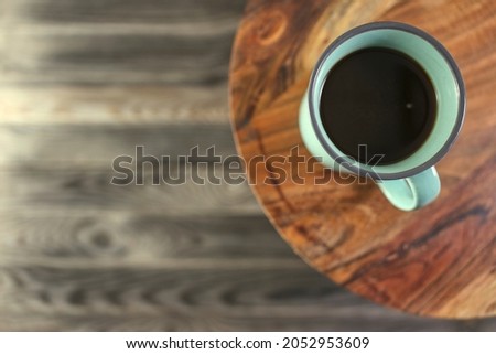 A studio photo of coffee at home