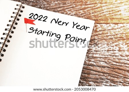 New year resolution goals list starting point 2020