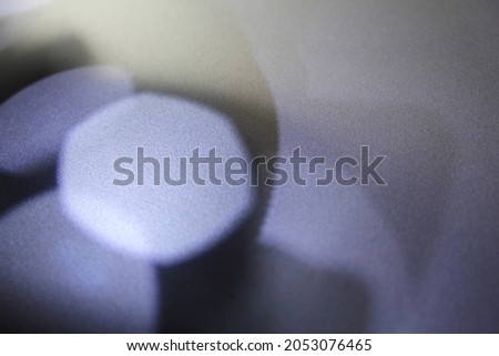 Light shading, intensity on silver background