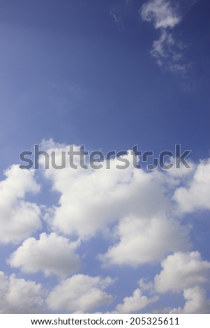 An Image of White Clouds