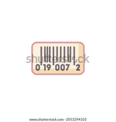 Barcode Icon Isolated On White Background